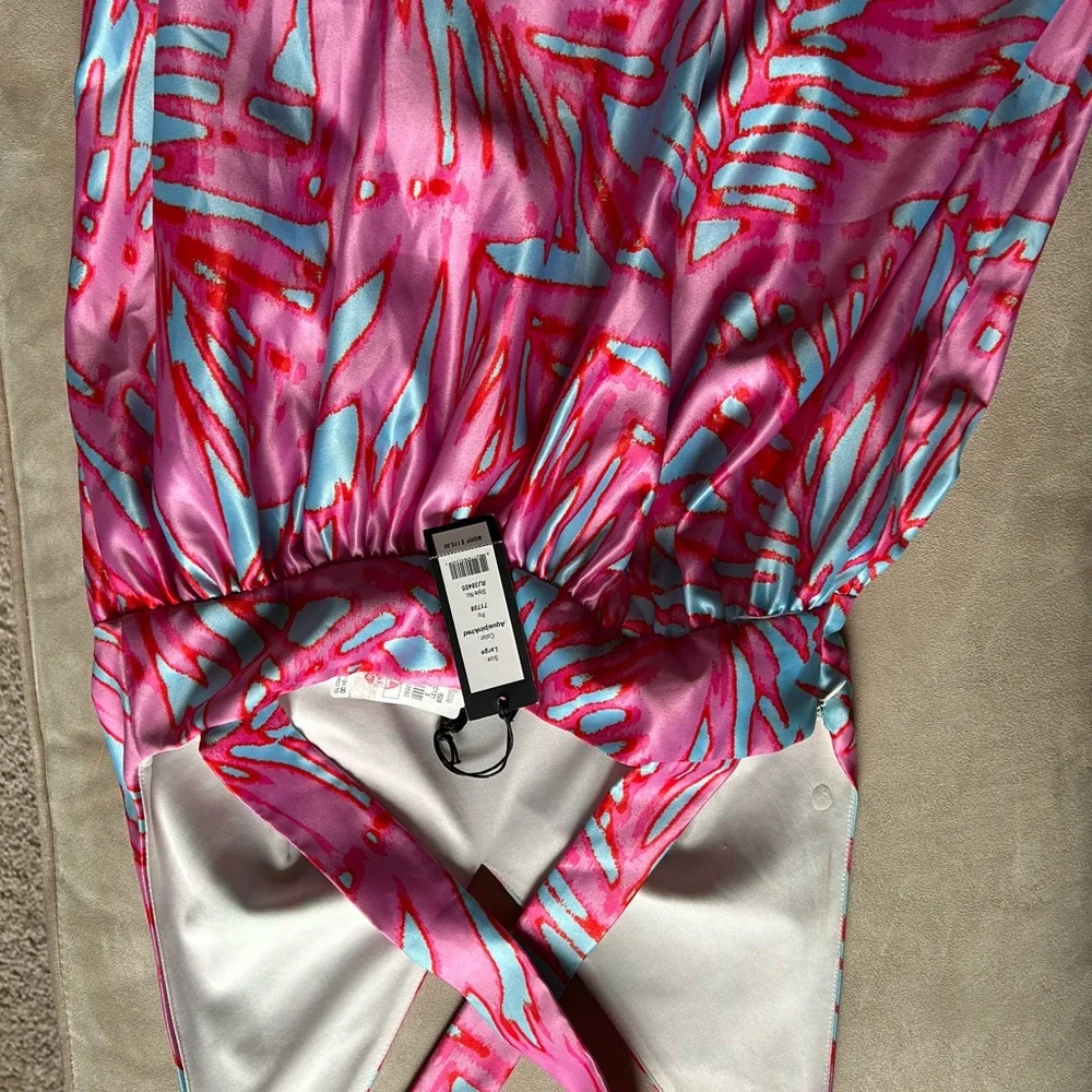 Romeo & Juliet Couture Chic Tropical Print Dress - Picture 4 of 5